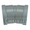 Wavin PVC manchet bocht 15° mof/mof 110mm SN8 2110016