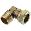 Bonfix laiton coude autofreinant x filetage extérieur 1/2 x 15mm conique gastec / kiwa 3010684