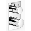 Dornbracht Imo partie apparente pour robinet de baignoire encastré thermostatique avec inverseur incluant robinet d'arrêt 2 fonctions chrome 0272815