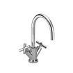 Dornbracht Tara robinet de lavabo avec bonde à tirette saillie 165mm chrome 0480229