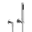 Dornbracht Tara ensemble de douche avec coude de raccordement flexible de douche douchette barre et support mural chrome 0480269