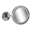 Geesa Mirror Collection Miroir de rasage avec éclairage 1 bras 21.4cm grossissant x3 chrome 0650385