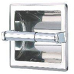 Geesa Hotel Porte-rouleau de toilette sans couvercle encastré Chrome GA78407
