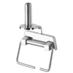 Geesa Standard Porte-rouleau de papier toilette sans clapet avec ressort et Porte-rouleau de réserve Chrome 0650307