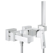 GROHE Eurocube robinet de baignoire avec inverseur et raccords avec garniture chrome 0442112