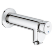 GROHE Euroeco Cosmopolitan S robinet temporisé économique en eau 44593 bleu/rouge chrome 0441904
