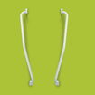 Handicare linido support de rail d'escalier 51x51cm modèle b blanc 0606128