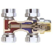 Heimeier Vekolux bloc inférieur 2 tuyaux 1/2 50mm droit pour radiateur bi.dr. 7501528