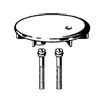 Viega Tempoplex plan de couverture pour tempoplex avec vis chrome GA54719