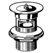 Viega Project Bouchon de vidage pour lavabo 1 1/4X62 Chrome GA73797