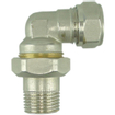 Riko raccord de radiateur 3 pièces 1/2x15 à compression coudé nickelé GA74676