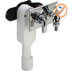 Viega siphon encastré pour machine à laver avec robinet aérateur de raccordement blanc GA46145