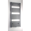 Radiateur Royal Plaza Sorbus r 50x140 496w droit avec raccordement central gris métallique GA30912