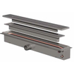 Aco Showerdrain wtw caniveau de douche 90x12cm hauteur 120mm raccord gauche inox GA23702