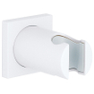 GROHE Rainshower Handdouchehouder - niet verstelbaar - vierkante rozet - wit 0437671