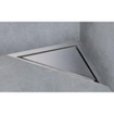 Easy Drain AquaJewels Delta Zero brossé 20x20cm avec évacuation latérale 50mm siphon 30/35/50mm inox AJDE ZM 2302212