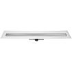 Easy Drain Compact 50 FF zero caniveau de douche plaque simple avec sortie latérale 6x80cm inox 2302619
