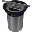 Aco Flexdrain siphon anti-odeur garde d'eau 50 mm pour emboîture 75 mm sortie verticale inox GA46075