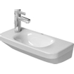 Duravit DuraStyle lave-mains avec trop-plein 50x22cm 1 trou pour robinetterie à gauche blanc SW54123