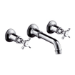 AXOR Montreux robinet de lavabo mural Nickel brossé GA65337