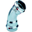 Viega Prestabo Coude 45° zingué manchon/manchon 42mm 7541852
