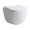 Laufen Pro WC suspendu encastrée compacte sans rebord 49x36,7cm blanc 0083392