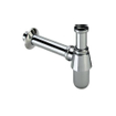 Royal Plaza Merlot siphon gobelet avec tube mural et rosace 1 1/4 chrome GA15602