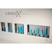 Looox BoX niche - 90x30cm - encastrée - inox brossé GA63634