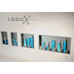 Looox BoX nis - 30x30x10cm - inbouw - rvs geborsteld GA49246