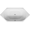 Duravit D Code baignoire acrylique hexagonale 190x90x40cm blanc 0297524