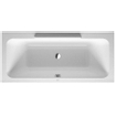 Duravit Durastyle Baignoire acrylique rectangulaire avec 2 dossiers 180x80x46cm sans pieds ou tabliers blanc SW54484