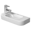 Duravit HappyD 2 Lave-mains 50x22cm avec trou de robinet gauche et trop-plein blanc SW54280