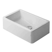 Duravit Vero lavabo à poser dessous meulé avec fixation 60x38cm sans trop-plein avec Wondergliss blanc 0305340