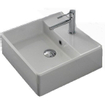 Royal plaza Legato lavabo 42x41cm. avec 1 trou de robinet et trop-plein blanc GA32735