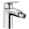 Hansgrohe Logis Robinet bidet 1 trou 100 avec vidage chrome 0605658