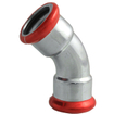 Bonfix Press coude en acier galvanisé 45° 22x22mm 8407714