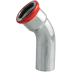 Bonfix PRESS Staalverzinkt insteekbocht 45° Ø22x22mm 8407725