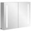 Villeroy & Boch My view armoire de toilette - 80x75 cm. 2 portes et éclairage LED 1024980