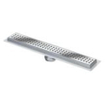 Caniveau Van Den Berg Premium line 100cm avec évacuation latérale en inox GA48009