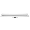 Easy Drain Compact 30 FF zero caniveau de douche 6x100cm plaque simple avec évacuation latérale inox 2302613