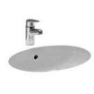 Laufen Birova lavabo sous-plan 53x40.5x20cm sans trou de robinet avec trop-plein céramique blanc GA64236