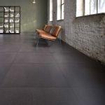Mosa quartz Carreau de sol 60x60cm carré anthracite mat SW393490