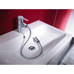 Hansa Hansaronda robinet de lavabo avec bec fixe avec vidage avec flexibles de raccordement chrome 0394601