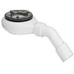 Viega Duoplex bonde de receveur de douche complète avec tube de trop-plein extensible pour receveur de douche avec trou 52mm chrome 0510521