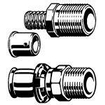 ViegaProfipressadapterset t.b.v radiatoren3/4x3/4buitendraadbrons 7541075