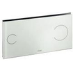 Viega Visign for more bedieningsplaat wit glas-verkeerswit SW98280