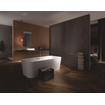Bette Art I baignoire duo en acier émaillé semi-îlot avec rebord étroit 180x80x42cm avec panneau blanc SW60490