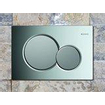 Geberit Sigma01 plaque de commande DualFlush pour toilette/urinoir 24.6x16.4cm chrome SECOND CHOIX OUT7344