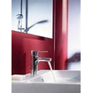 Hansa Hansaronda robinet de lavabo avec bec fixe avec vidage avec flexibles de raccordement chrome 0394601