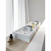 Laufen Living City lavabo à poser 100x46x15,5cm 1 trou de robinet avec trop-plein céramique blanc GA56217